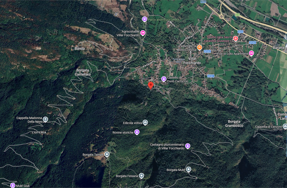 ABITAZIONE ALL’ASTA A VILLAR FOCCHIARDO IN VIA PREINERA 38-38/A