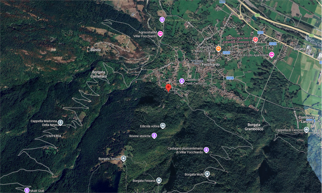ABITAZIONE ALL’ASTA A VILLAR FOCCHIARDO IN VIA PREINERA 38-38/A