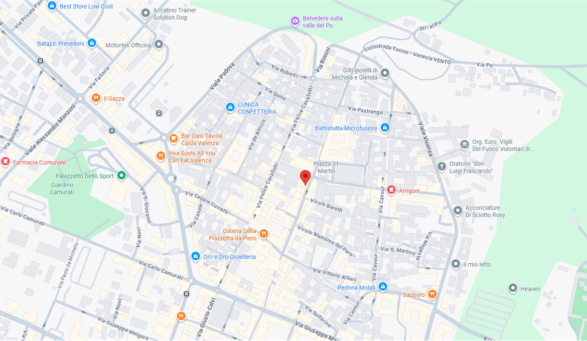 NEGOZIO E MAGAZZINO ALL’ASTA A VALENZA IN VIA ROMA 11