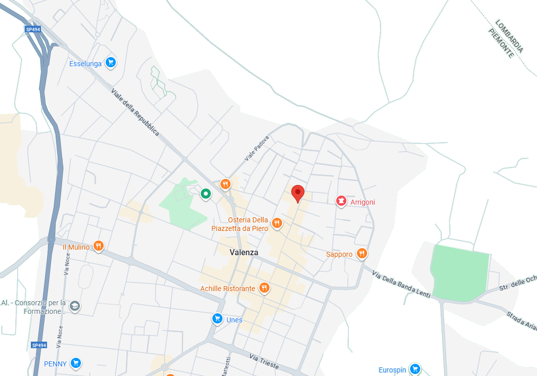 NEGOZIO E MAGAZZINO ALL’ASTA A VALENZA IN VIA ROMA 11