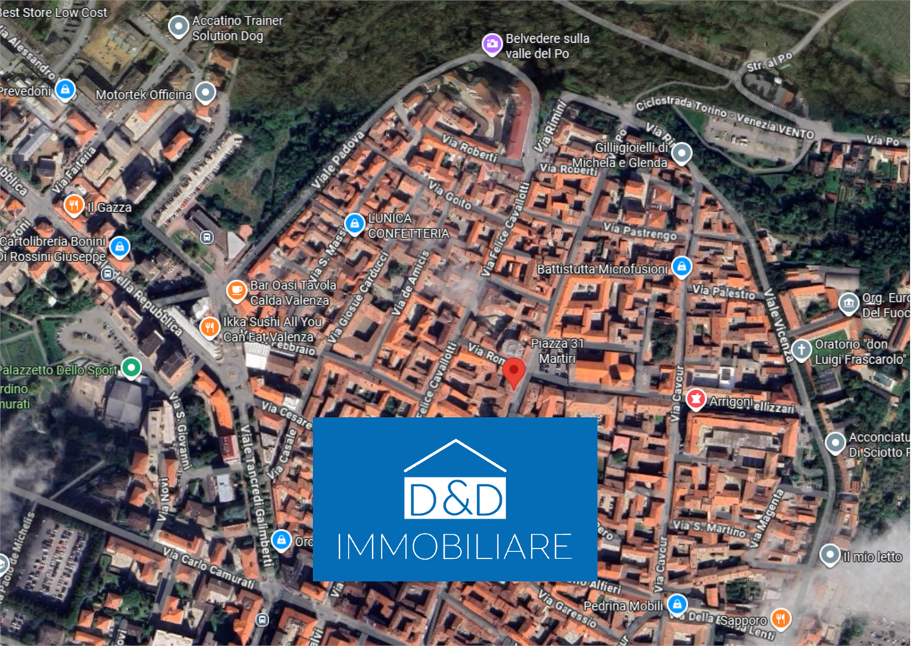 NEGOZIO E MAGAZZINO ALL’ASTA A VALENZA IN VIA ROMA 11