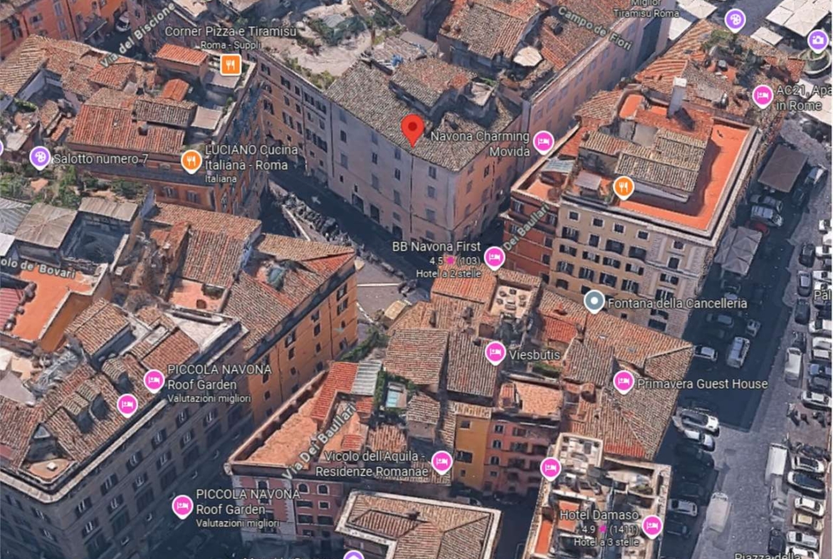 ABITAZIONE ALL’ASTA A ROMA IN P.ZZA DEL TEATRO DI POMPEO