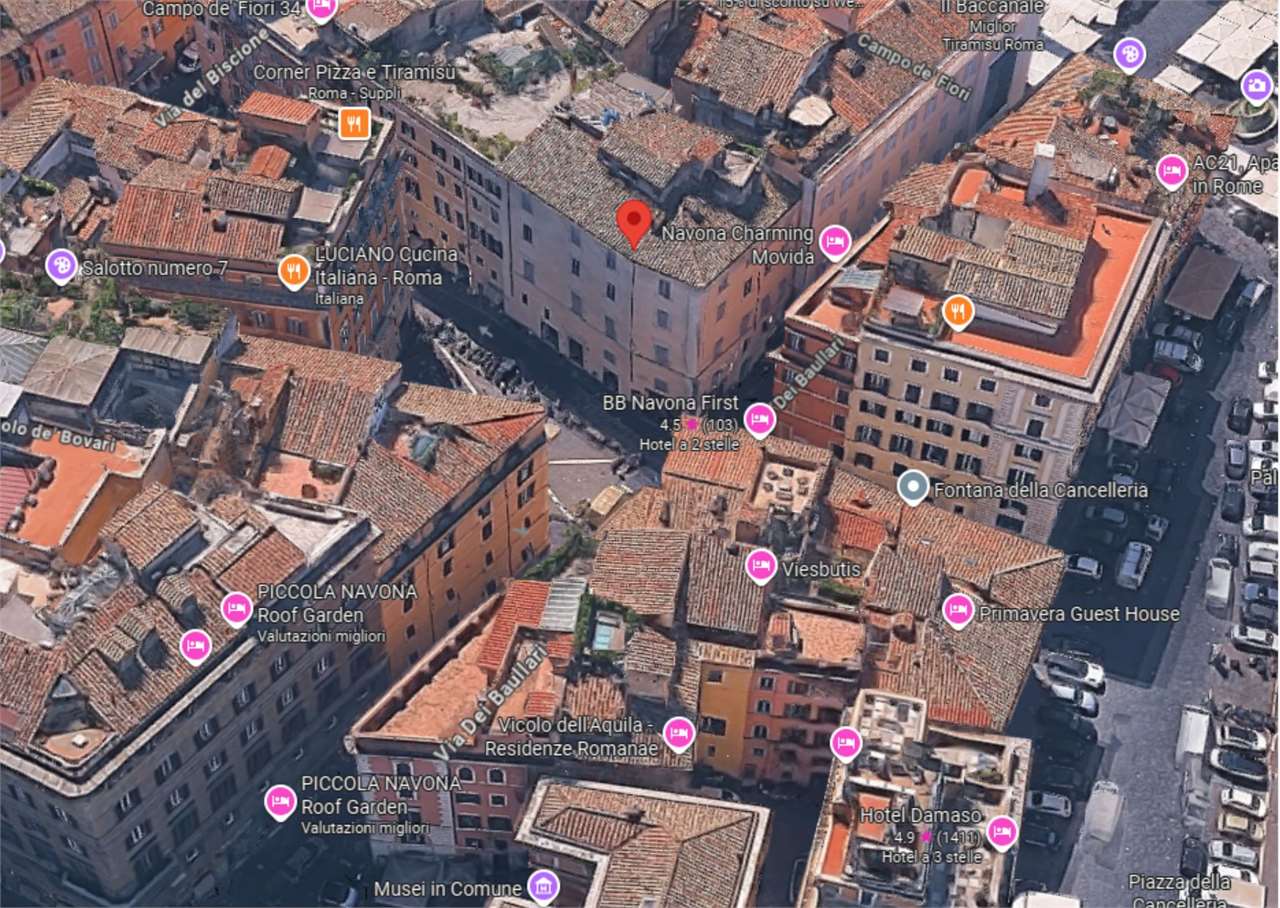 ABITAZIONE ALL’ASTA A ROMA IN P.ZZA DEL TEATRO DI POMPEO