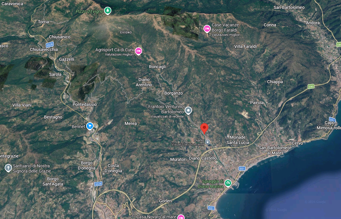 ABITAZIONE ALL’ASTA A DIANO S. PIETRO IN STRADA PRIVATA DELLE ROSE