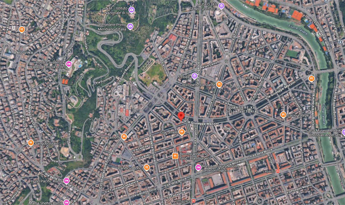 ABITAZIONE ALL’ASTA A ROMA IN VIALE G. MAZZINI 119