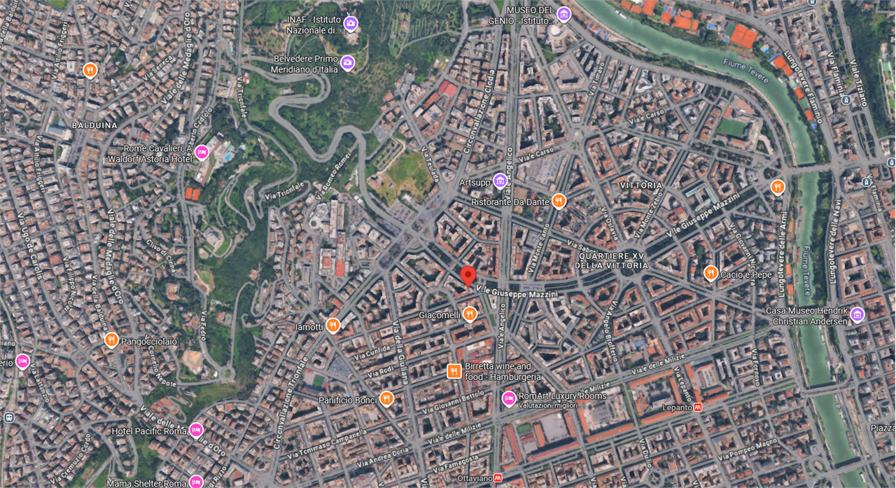 ABITAZIONE ALL’ASTA A ROMA IN VIALE G. MAZZINI 119