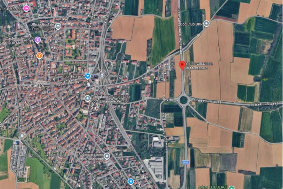 TERRENO ALL’ASTA A MONTANARO IN PROSSIMITA’ DELLA STR. VICINALE DEI PIANTATI E DELLA S.P. 82