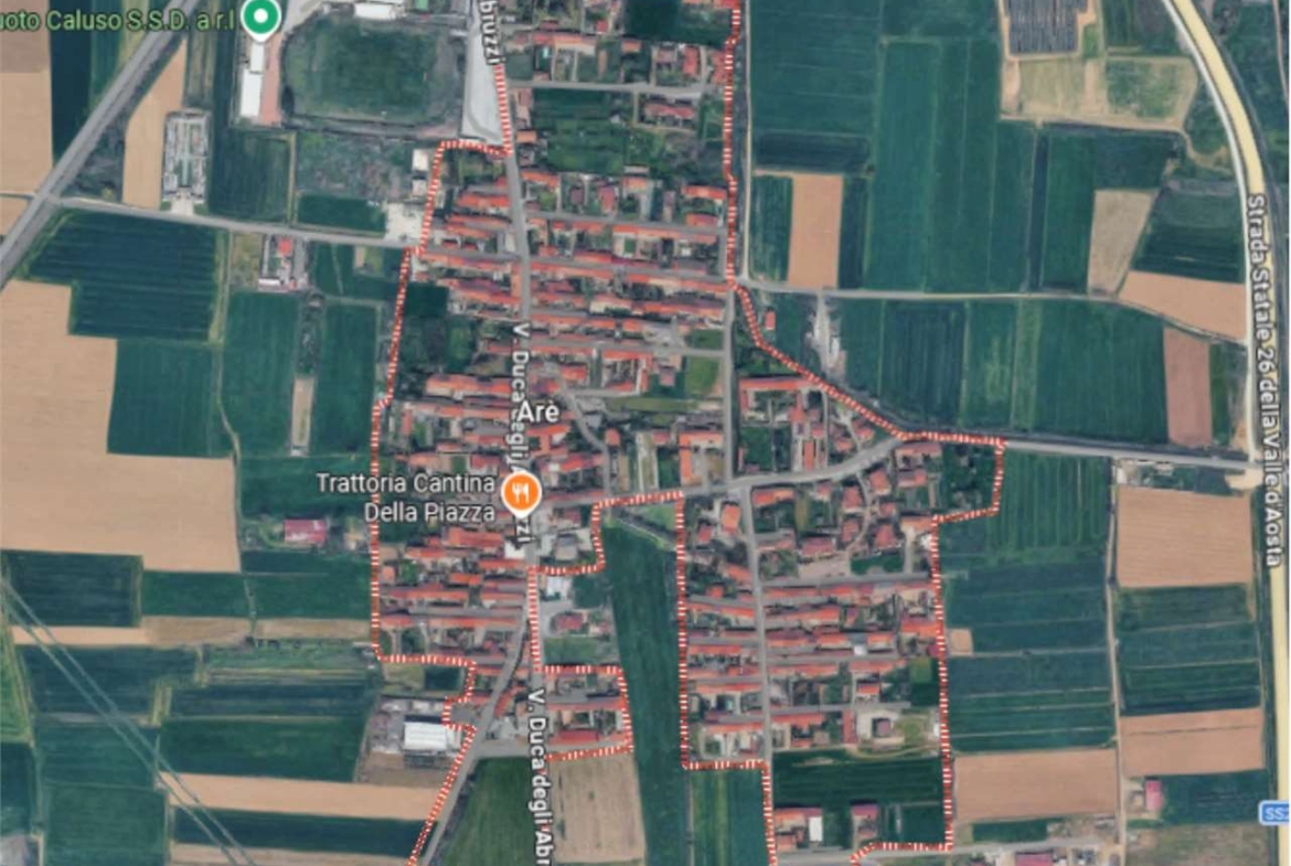 TERRENO ALL’ASTA A CALUSO IN FRAZIONE ARE’