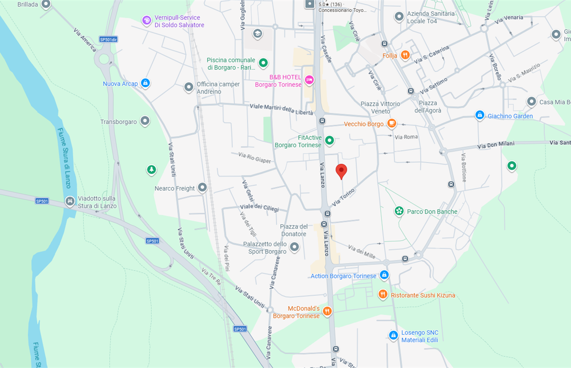 POSTO AUTO ALL’ASTA A BORGARO T.SE IN VIA TORINO 68