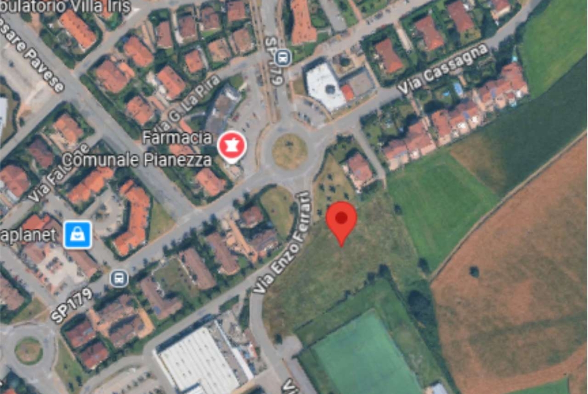 TERRENO ALL’ASTA A PIANEZZA IN VIA ENZO FERRARI