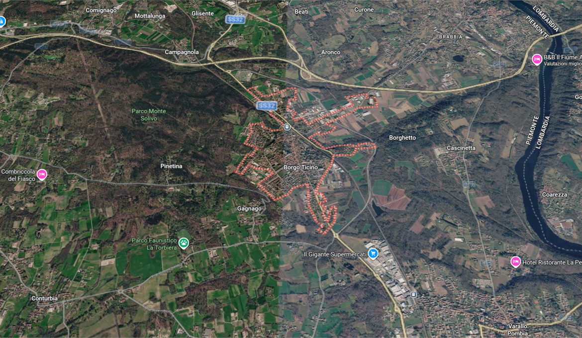 TERRENO EDIFICABILE ALL’ASTA A BORGO TICINO