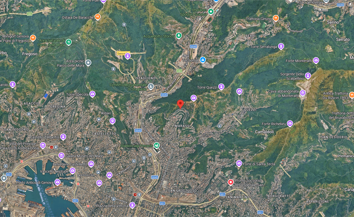 ABITAZIONE ALL’ASTA A GENOVA IN VIA LAMBERTO LORIA 261/4
