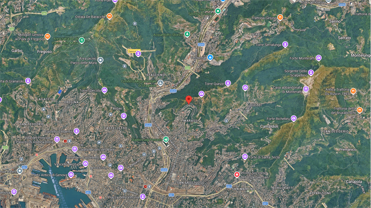 ABITAZIONE ALL’ASTA A GENOVA IN VIA LAMBERTO LORIA 261/4