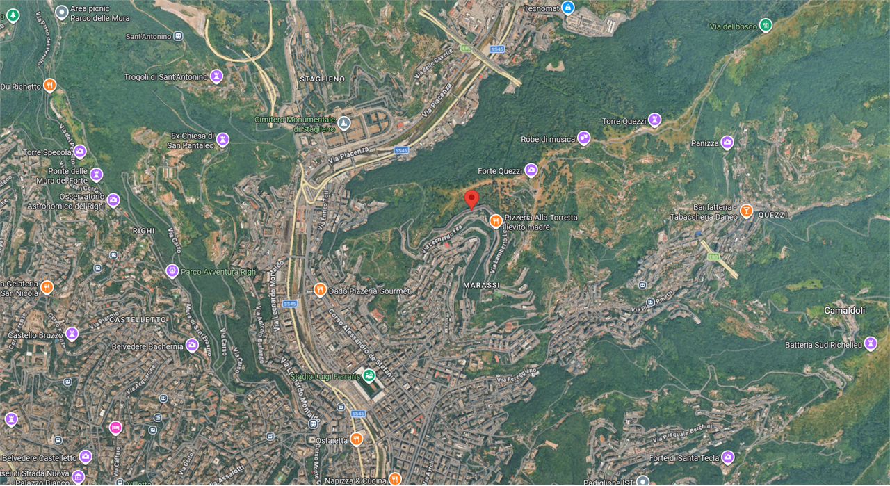 ABITAZIONE ALL’ASTA A GENOVA IN VIA LAMBERTO LORIA 261/4