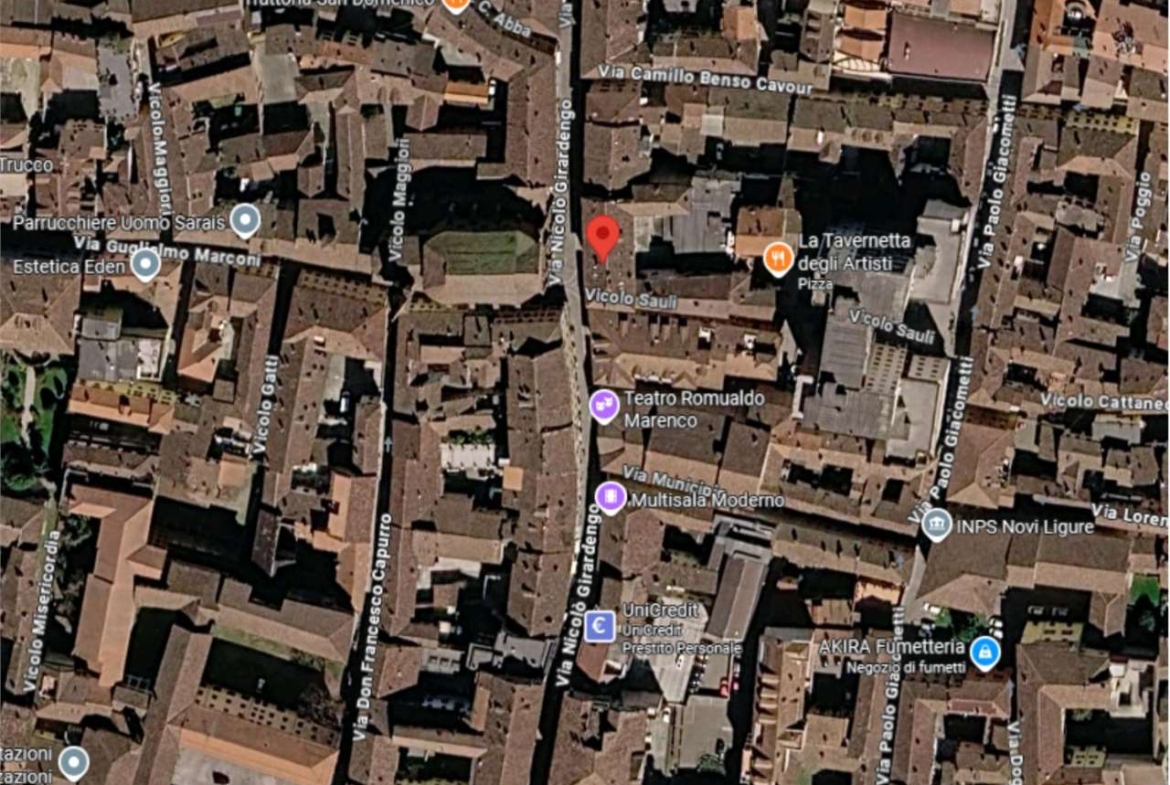 NEGOZIO ALL’ASTA A NOVI LIGURE IN VIA NICOLO’ GIRARDENGO 56