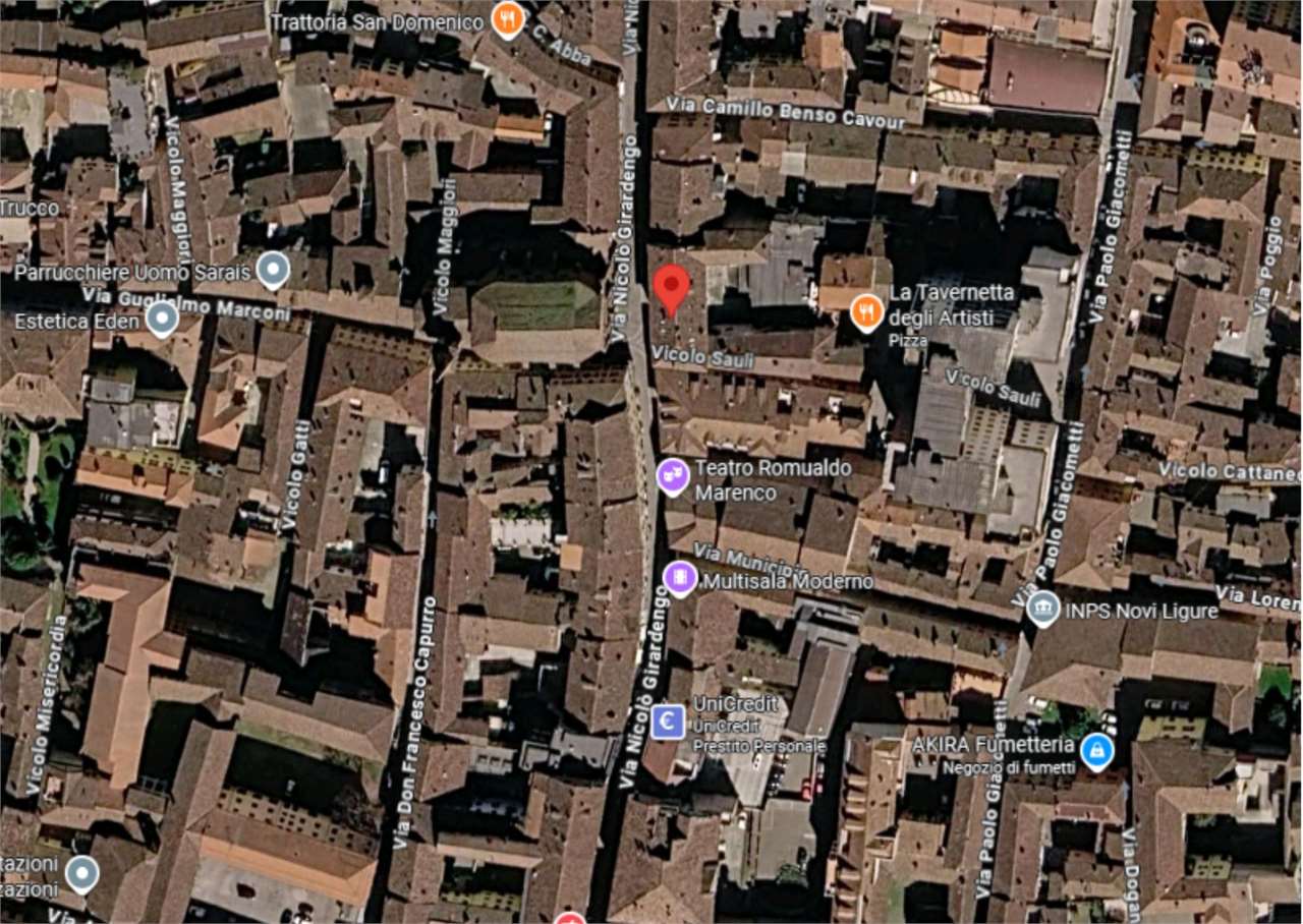 NEGOZIO ALL’ASTA A NOVI LIGURE IN VIA NICOLO’ GIRARDENGO 56