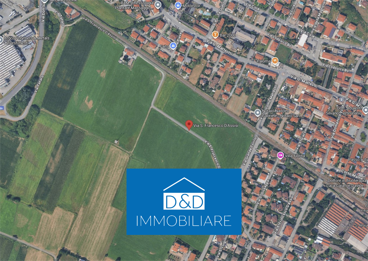 TERRENO ALL’ASTA A SAN MAURIZIO CANAVESE IN VIA SAN FRANCESCO D’ASSISI