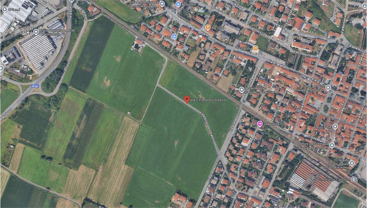 TERRENO ALL’ASTA A SAN MAURIZIO CANAVESE IN VIA SAN FRANCESCO D’ASSISI