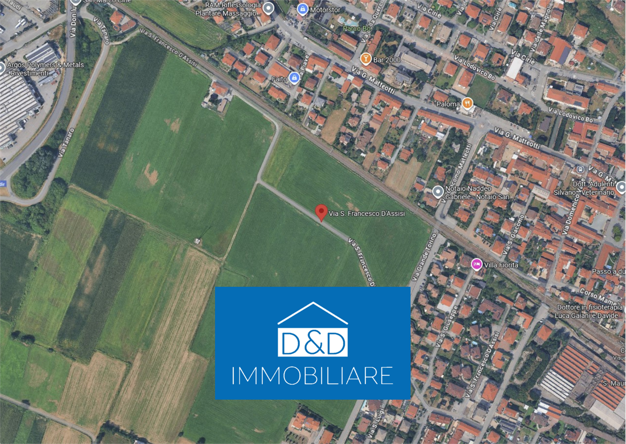 TERRENO ALL’ASTA A SAN MAURIZIO CANAVESE IN VIA SAN FRANCESCO D’ASSISI
