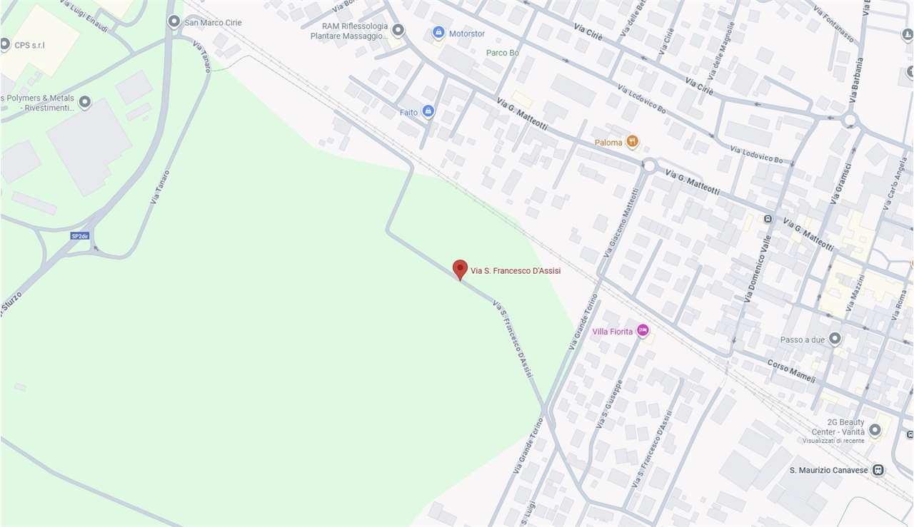 TERRENO ALL’ASTA A SAN MAURIZIO CANAVESE IN VIA SAN FRANCESCO D’ASSISI