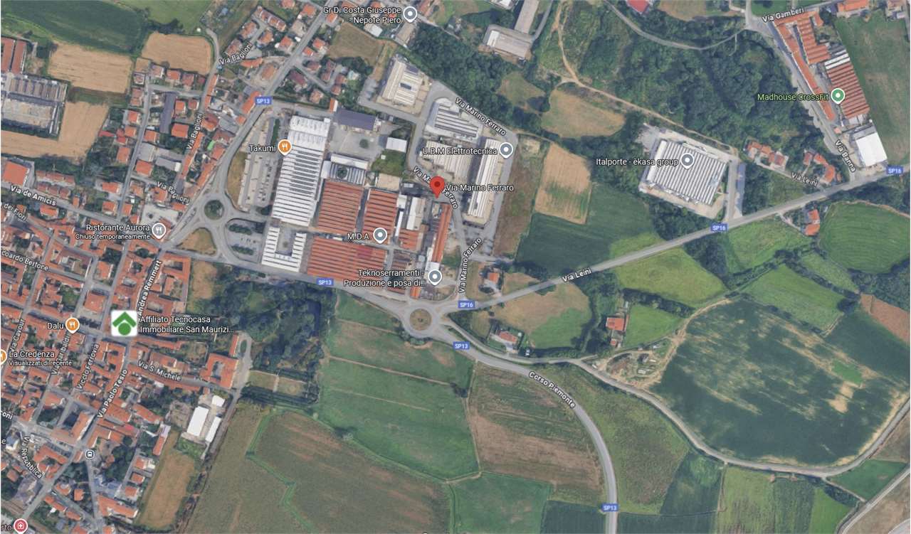 TERRENO ALL’ASTA A SAN MAURIZIO CANAVESE IN VIA MARINO FERRARO