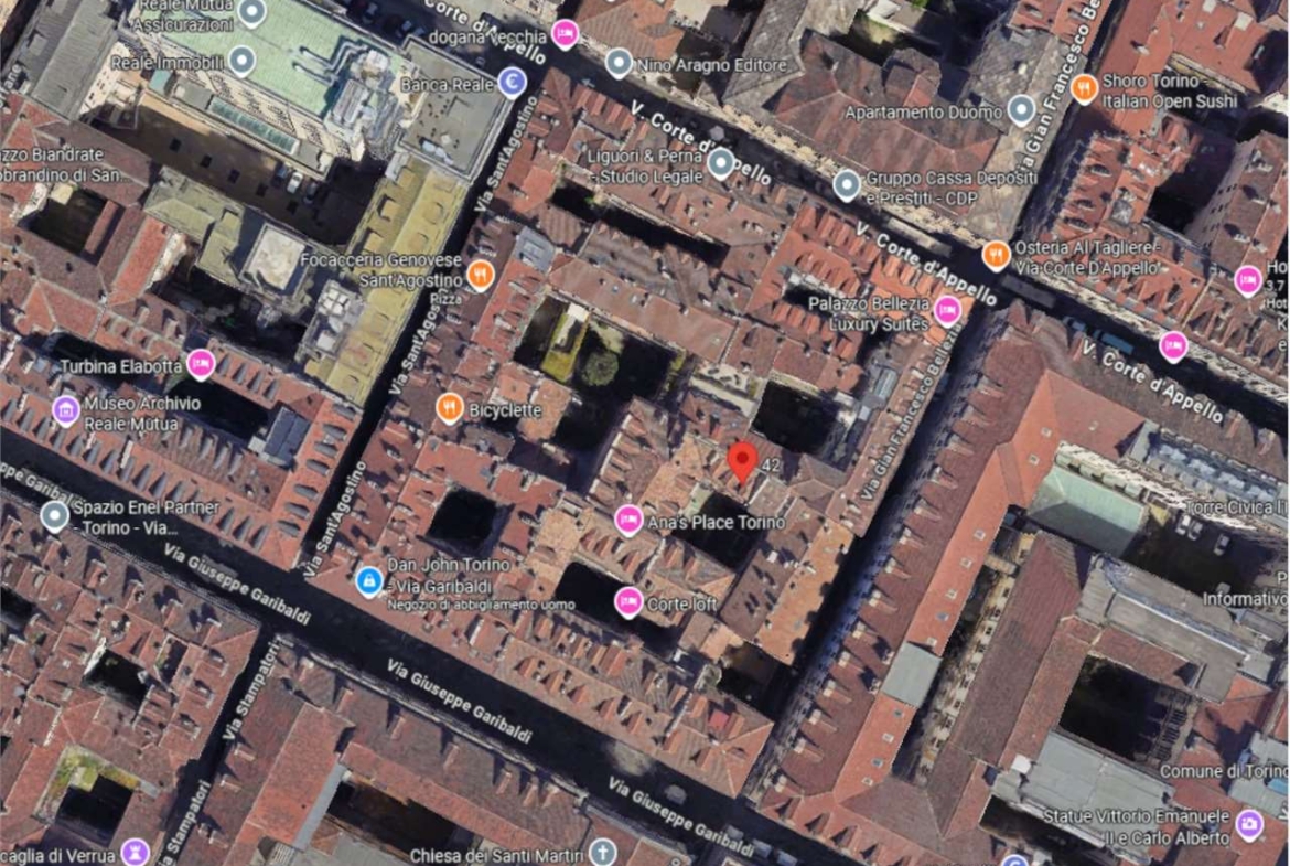 NEGOZIO ALL’ASTA A TORINO IN VIA GARIBALDI 18/42