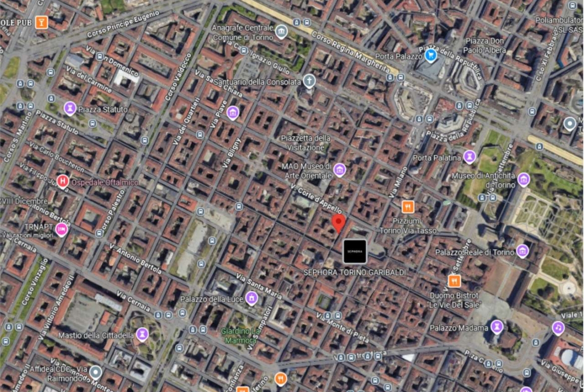 POSTO AUTO ALL’ASTA A TORINO IN VIA GARIBALDI 18