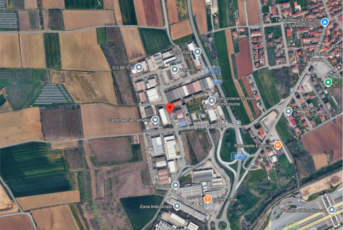 CAPANNONE ALL’ASTA A RONDISSONE IN VIA CARPI 15