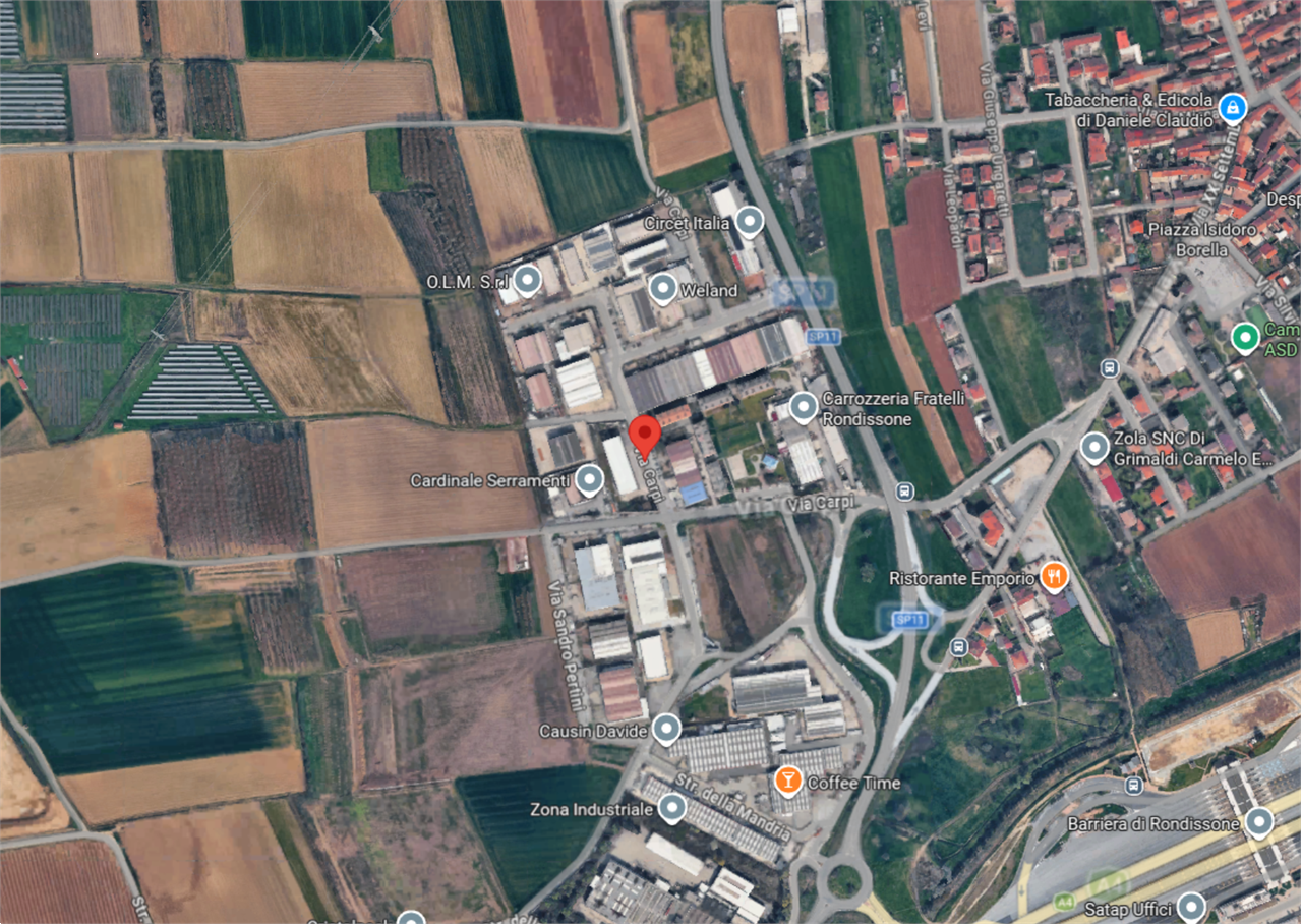 CAPANNONE ALL’ASTA A RONDISSONE IN VIA CARPI 15