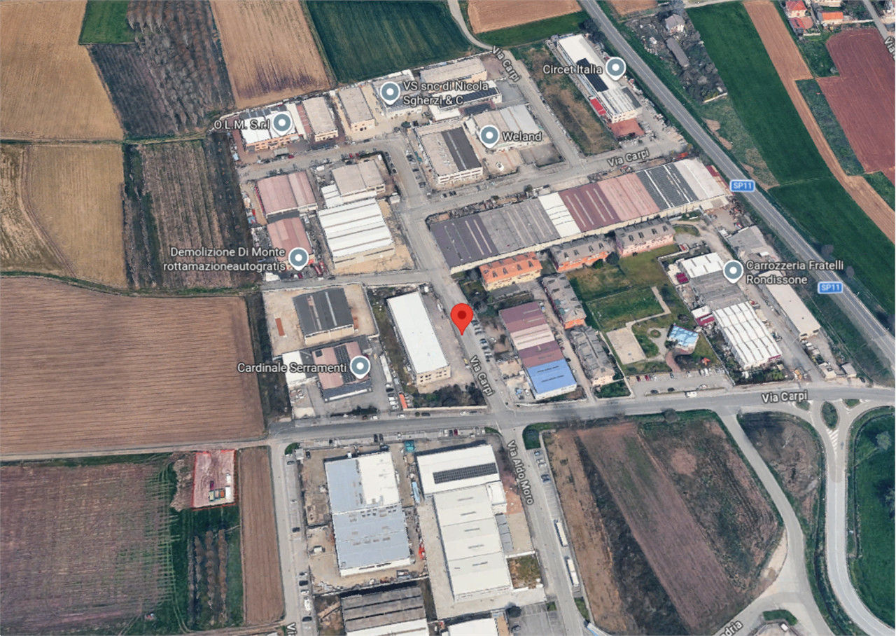 CAPANNONE ALL’ASTA A RONDISSONE IN VIA CARPI 15