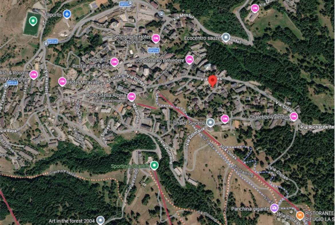 ABITAZIONE ALL’ASTA A SAUZE D’OULX IN VIA CLOTES 42