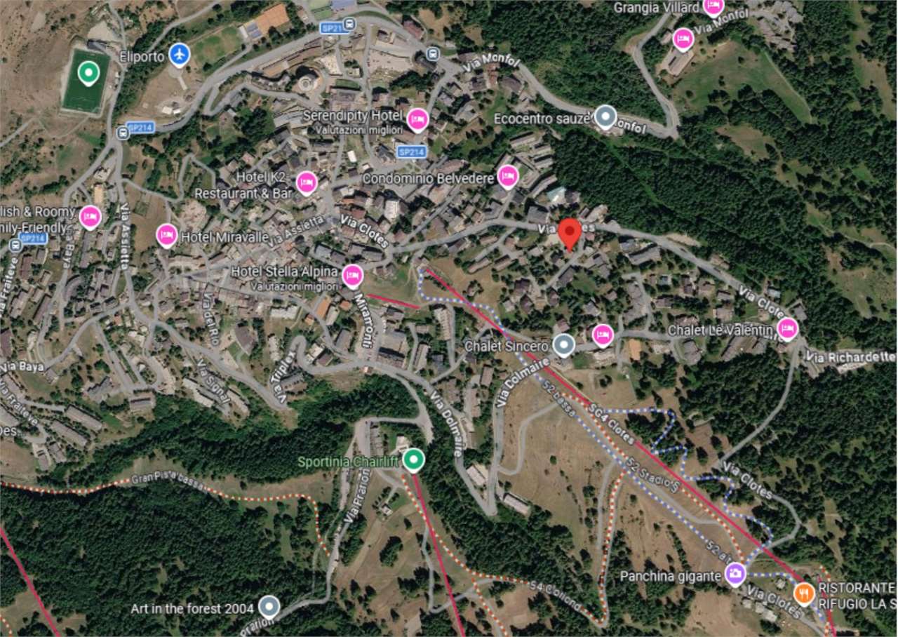 ABITAZIONE ALL’ASTA A SAUZE D’OULX IN VIA CLOTES 42