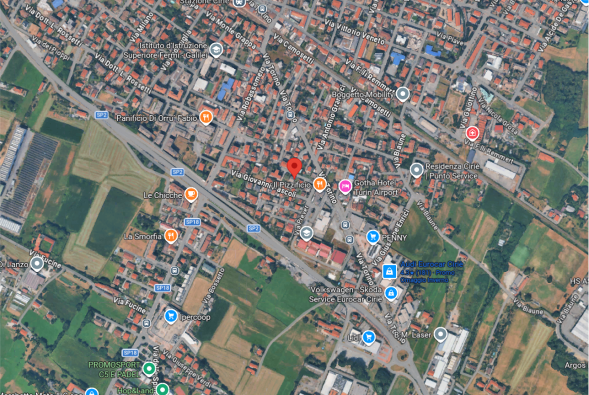 ABITAZIONE ALL’ASTA A CIRIE’ IN VIA VITTORIO PREVER 4