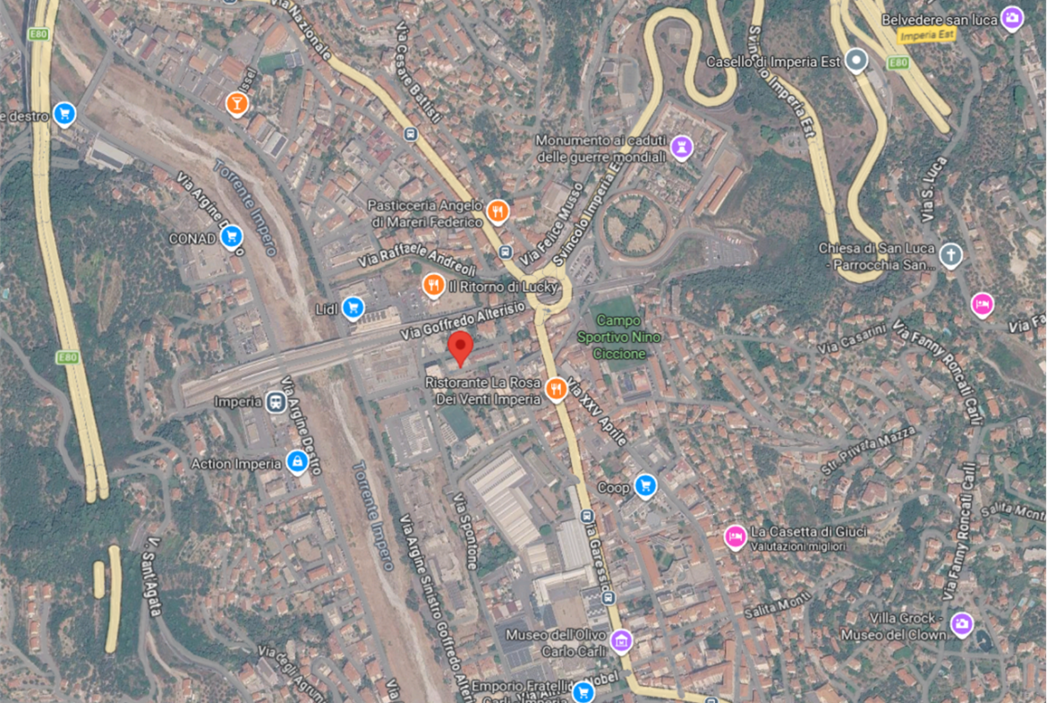 ABITAZIONE ALL’ASTA AD IMPERIA IN VIA VECCHIA PIEMONTE 93