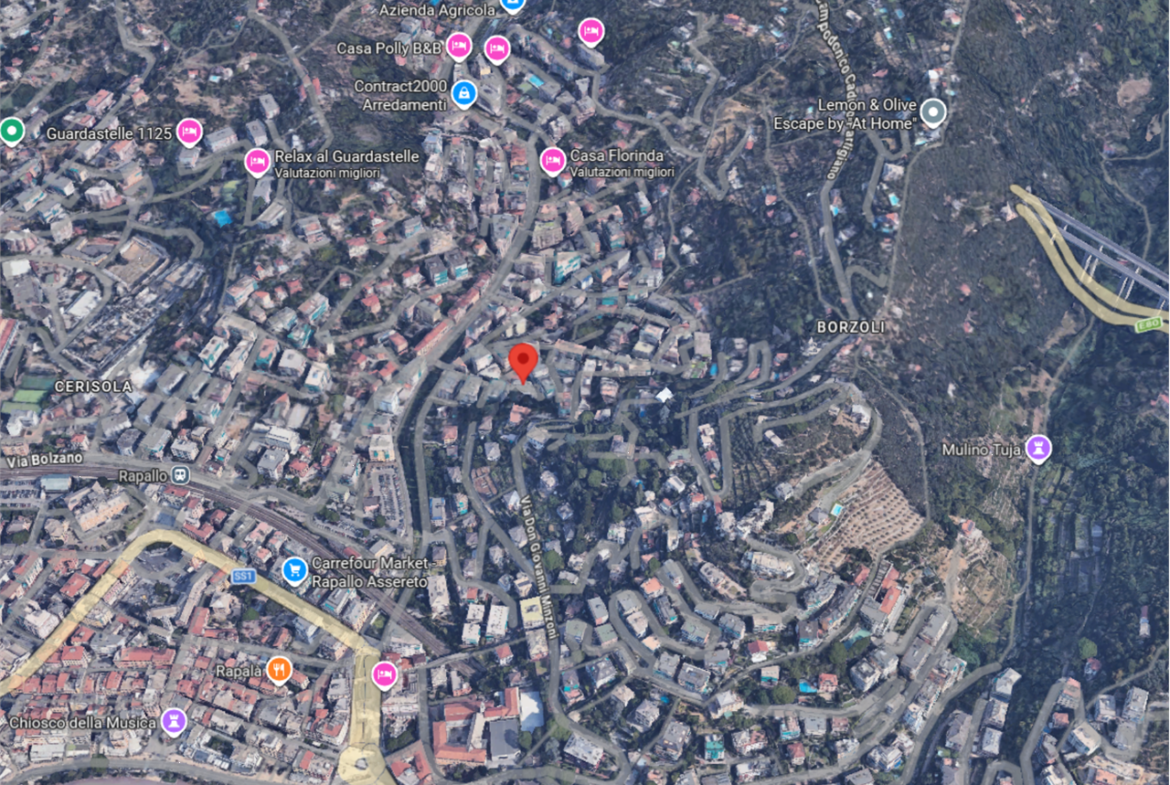 ABITAZIONE ALL’ASTA A RAPALLO IN VIA P. TUBINO 32/20