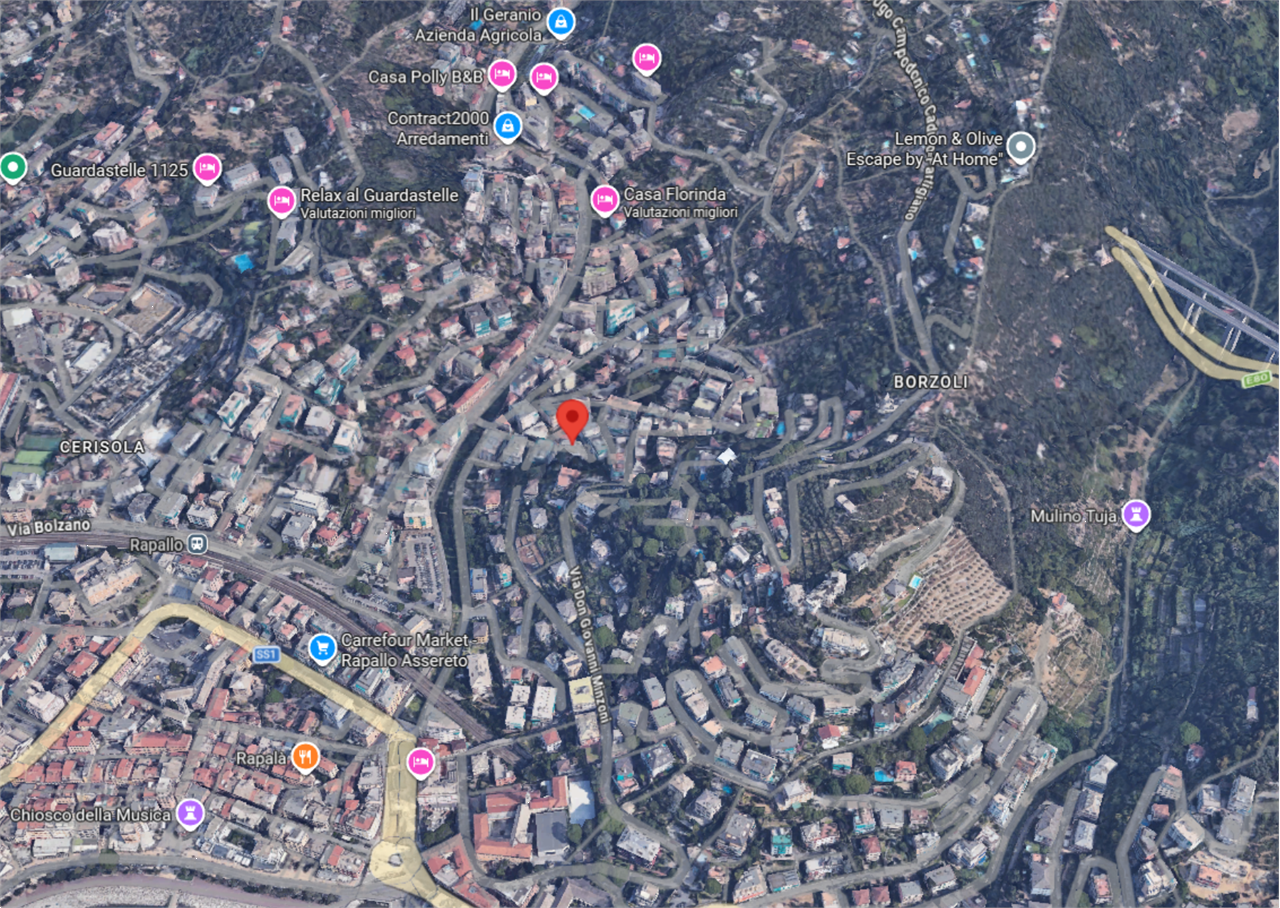 ABITAZIONE ALL’ASTA A RAPALLO IN VIA P. TUBINO 32/20
