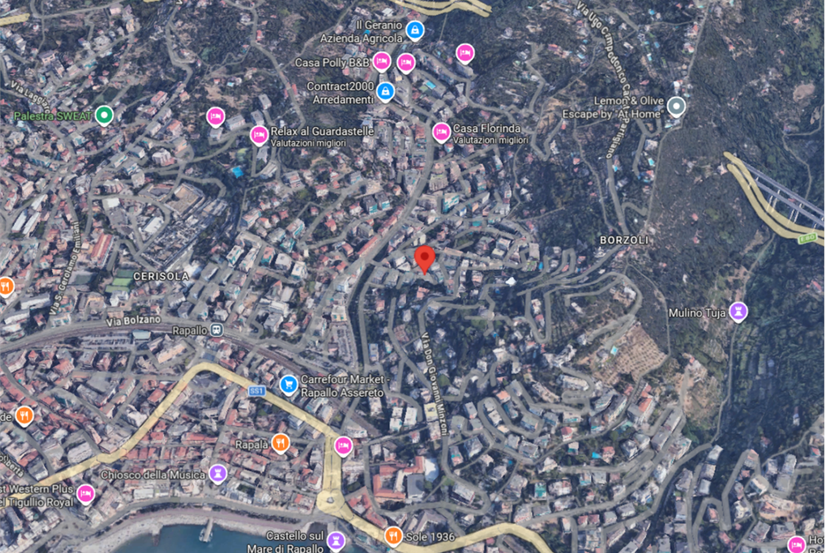 ABITAZIONE ALL’ASTA A RAPALLO IN VIA P. TUBINO 32/20