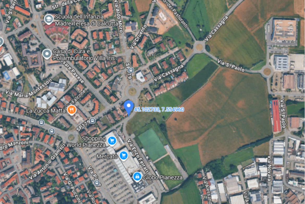 TERRENO ALL’ASTA A PIANEZZA IN VIA E. FERRARI