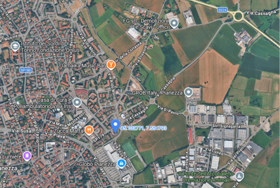 TERRENO ALL’ASTA A PIANEZZA IN VIA E. FERRARI