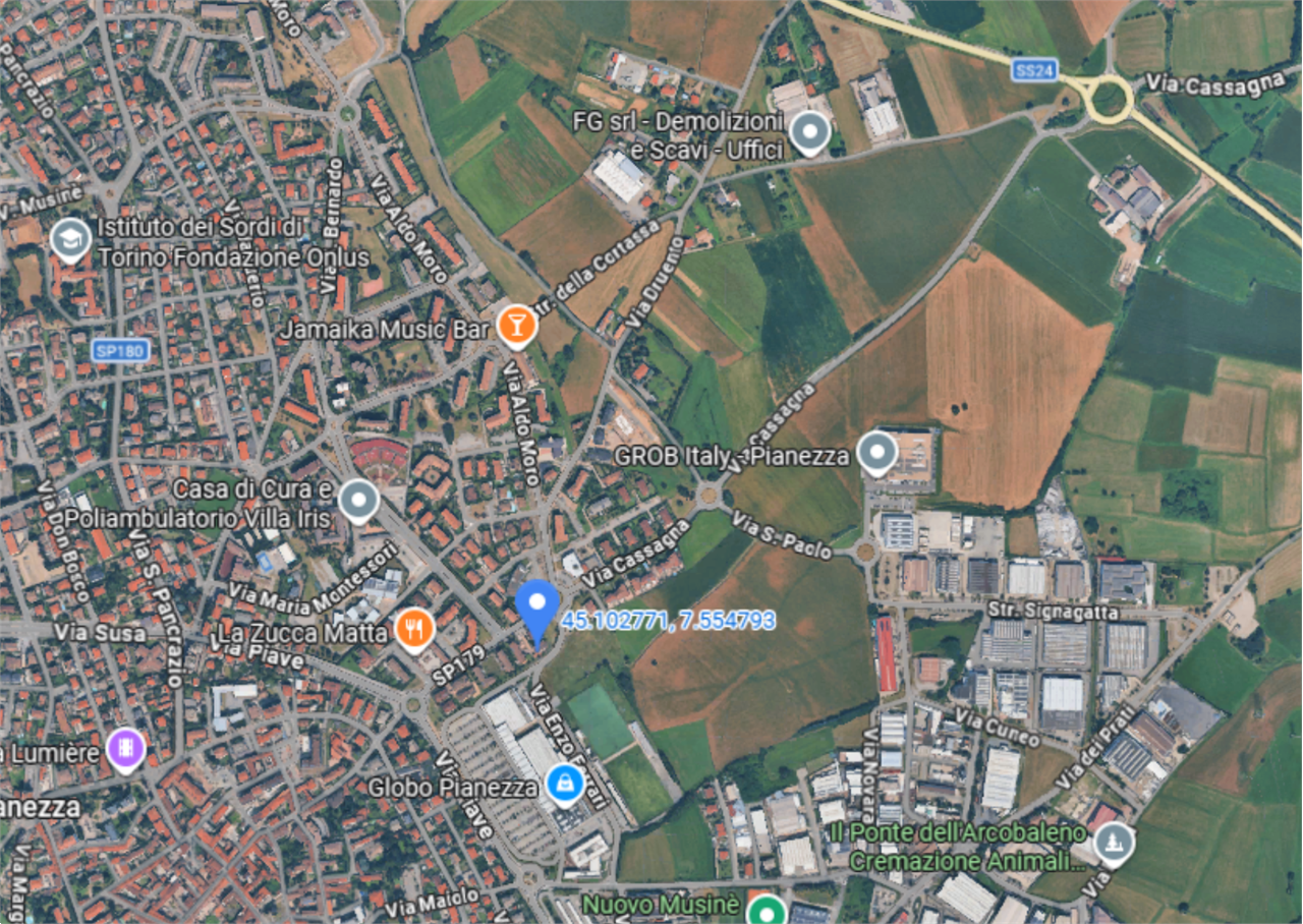 TERRENO ALL’ASTA A PIANEZZA IN VIA E. FERRARI