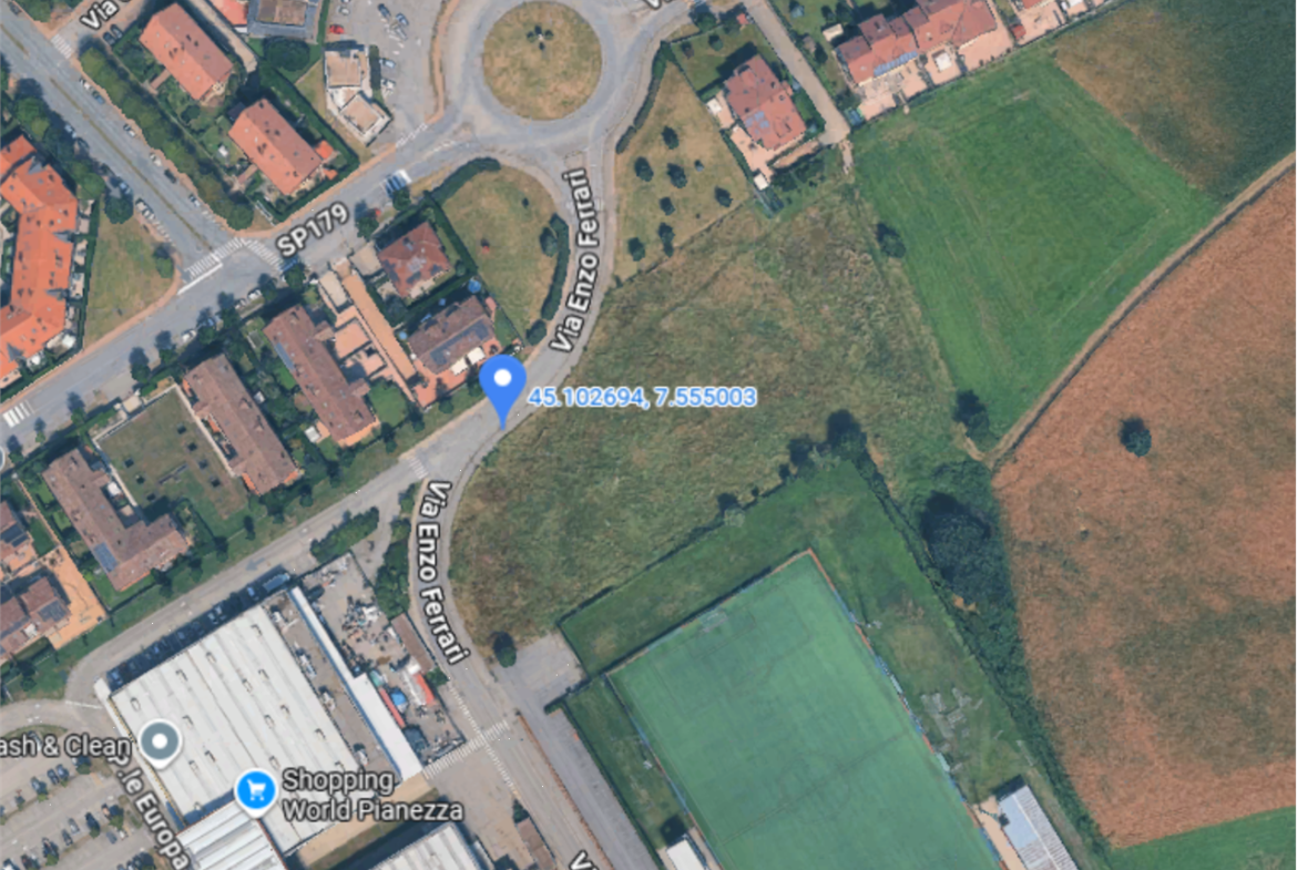 TERRENO ALL’ASTA A PIANEZZA IN VIA E. FERRARI