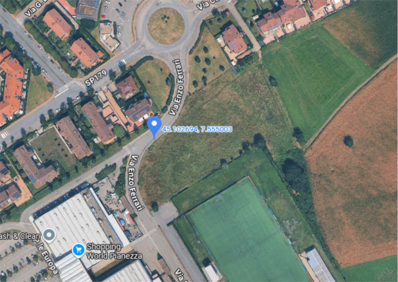 TERRENO ALL’ASTA A PIANEZZA IN VIA E. FERRARI